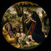 L'Adoration de l'Enfant Christ - Sandro Botticelli — widok dzieła