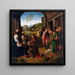 Uczta Trzech Króli - Atelier Gerard David — oprawiony obraz na ścianie