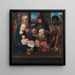 L'Adoration des Rois - Hugo van der Goes — oprawiony obraz na ścianie