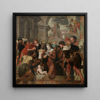 L'Adoration des bergers - Lambert Van Noort