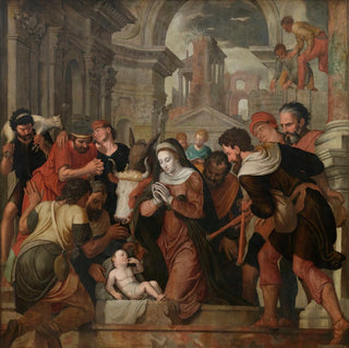 L'Adoration des bergers - Lambert Van Noort