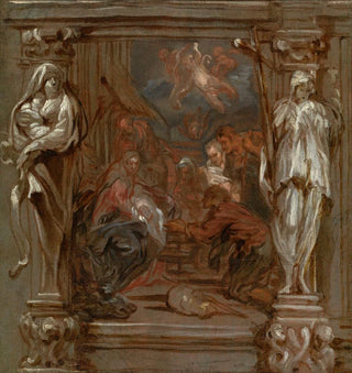 L'Adoration des bergers - Lucas Franchoys le Jeune