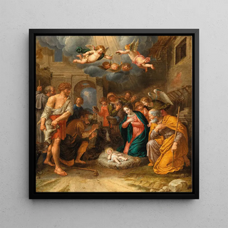 L'Adoration des bergers - Pieter van Lint