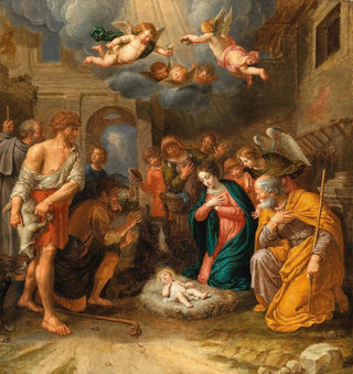 L'Adoration des bergers - Pieter van Lint