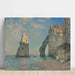 Reprodukcja obrazu L'Aiguille et la falaise d'Aval autorstwa Claude Monet