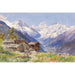 Reprodukcja obrazu L'Alpe Barneuza (Valais) - Edward Theodore Compton