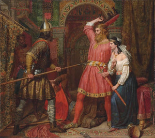 L'Assassinat d'Alboin, roi des Lombards - Charles Landseer