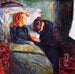 L'Enfant malade - Edvard Munch — widok dzieła