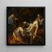 L'Enterrement - Simon Vouet — oprawiony obraz na ścianie