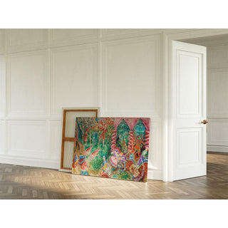 L'Hôtel des touristes à Rättvik - Nils Dardel | Reproduction Tableau Décoration murale affiche copie