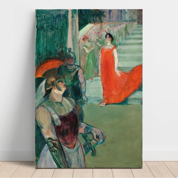 Reprodukcja obrazu L'Opera Messalina w Bordeaux - Henri de Toulouse-Lautrec