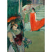 Reprodukcja obrazu L'Opera Messalina w Bordeaux - Henri de Toulouse-Lautrec
