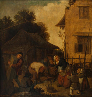 L'abattage du cochon - Jan Miense Molenaer