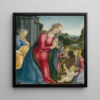 L'adoration de l'enfant Jésus - Vincenzo Frediani