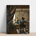 Reprodukcja obrazu L'art de la peinture - Johannes Vermeer
