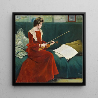 L'artiste Gerda Holm - Paul Fischer
