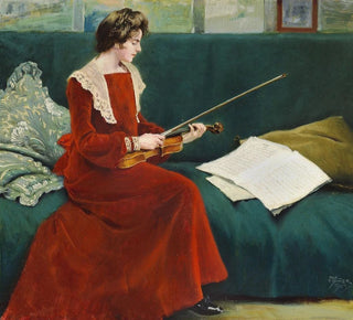 L'artiste Gerda Holm - Paul Fischer