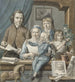 L'artysta lui-même et sa famille - Warner Horstink — widok dzieła