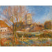 Reprodukcja obrazu Kościół w Essoyes - Pierre-Auguste Renoir