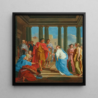 L'empereur Trajan donnant audience - Atelier de Nol Coypel