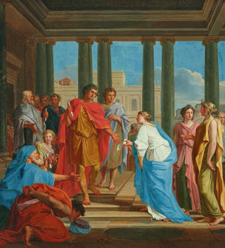 L'empereur Trajan donnant audience - Atelier de Nol Coypel