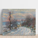 Reprodukcja obrazu L'entrée De Giverny En Hiver - Claude Monet