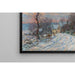 Reprodukcja obrazu L'entrée De Giverny En Hiver - Claude Monet