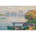 Reprodukcja obrazu Staw Saint-Pierre, rybak i łodzie - Henri Lebasque