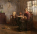 L'heure du thé - Cornelis Kraan — widok dzieła
