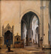 L wnętrze S. Maria sopra Minerva w Rzymie - Constantin Hansen — widok dzieła