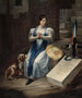 La Femme au chien - L. S. Jean — widok dzieła