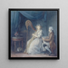 La Belle Harpiste - Jean-Baptiste Mallet — oprawiony obraz na ścianie