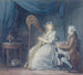 La Belle Harpiste - Jean-Baptiste Mallet — widok dzieła