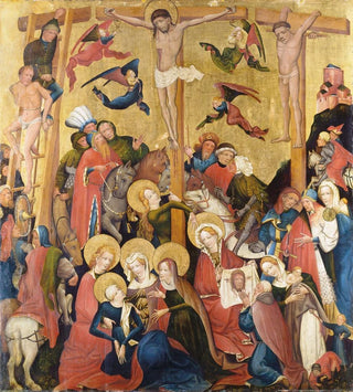 La Crucifixion - Maître du Rhin moyen