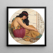 La Danseuse fatiguée - John William Godward — oprawiony obraz na ścianie