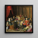 La Fête de Bacchus - Louis de Caullery — oprawiony obraz na ścianie