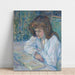 Reprodukcja obrazu La Liseuse - Henri de Toulouse-Lautrec
