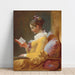 Reprodukcja obrazu La Liseuse de Jean-Honoré Fragonard