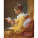 Reprodukcja obrazu La Liseuse de Jean-Honoré Fragonard