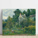 Reprodukcja obrazu La Maison Rondest et son jardin à l'Hermitage, Pontoise - Camille Pissarro