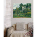 Reprodukcja obrazu La Maison Rondest et son jardin à l'Hermitage, Pontoise - Camille Pissarro