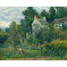 Reprodukcja obrazu La Maison Rondest et son jardin à l'Hermitage, Pontoise - Camille Pissarro