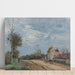 Reprodukcja obrazu La Maison de Monsieur Musy, Route de Marly, Louveciennes - Camille Pissarro