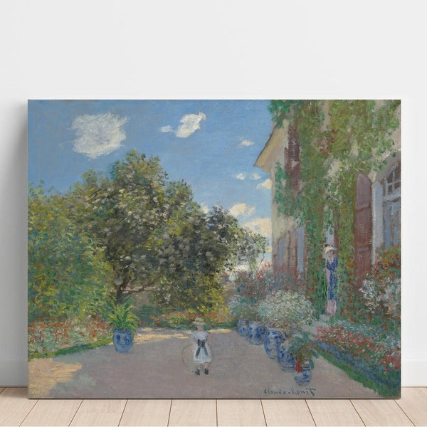 Reprodukcja obrazu Dom artysty w Argenteuil - Claude Monet