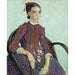 Reprodukcja obrazu La Mousmé - Vincent van Gogh