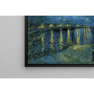 La Nuit étoilée sur le Rhône - Vincent Van Gogh | Reproduction Tableau Décoration murale affiche copie