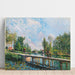 Reprodukcja obrazu La Passerelle - Chemin de Halage du Canal du Loing - Alfred Sisley