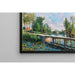 Reprodukcja obrazu La Passerelle - Chemin de Halage du Canal du Loing - Alfred Sisley