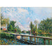 Reprodukcja obrazu La Passerelle - Chemin de Halage du Canal du Loing - Alfred Sisley
