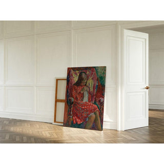 La Petite Couseuse - Henri Lebasque | Reproduction Tableau Décoration murale affiche copie